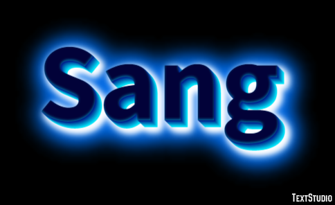 Sang Эффект текста