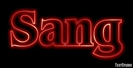 Sang Эффект текста