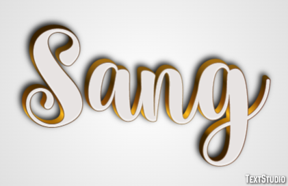 Sang Эффект текста