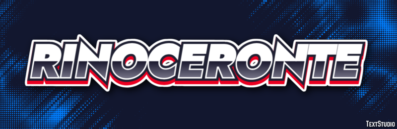 Rinoceronte Efecto de texto