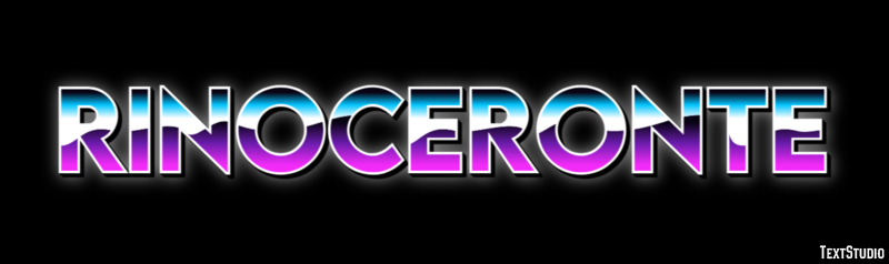 Rinoceronte Efecto de texto