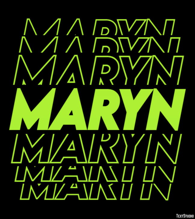 Maryn Efekt tekstowy