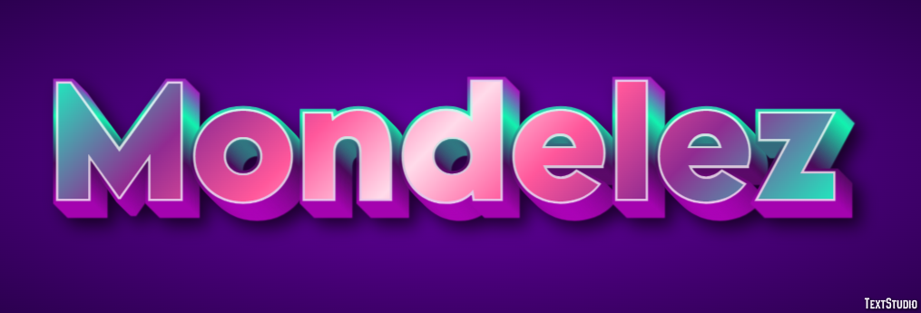 Mondelez Efeito de texto