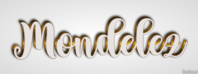 Mondelez Effet de texte