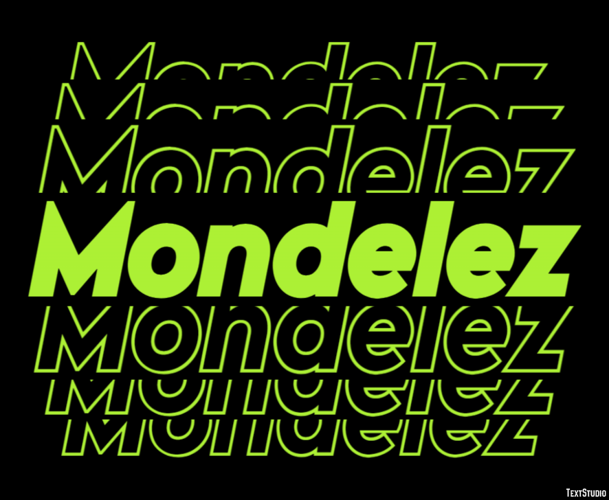 Mondelez Effet de Texte