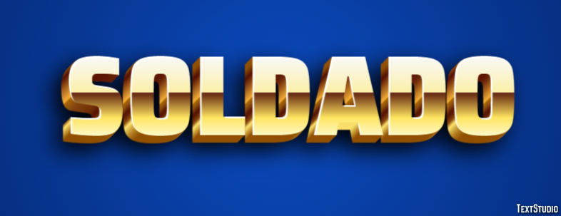 Soldado テキスト効果