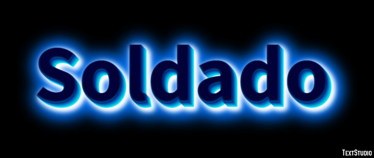 Soldado Texteffekt