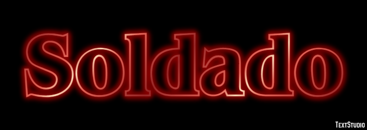 Soldado Texteffekt