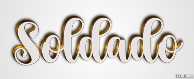 Soldado Texteffekt