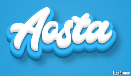 Aosta Efekt tekstowy