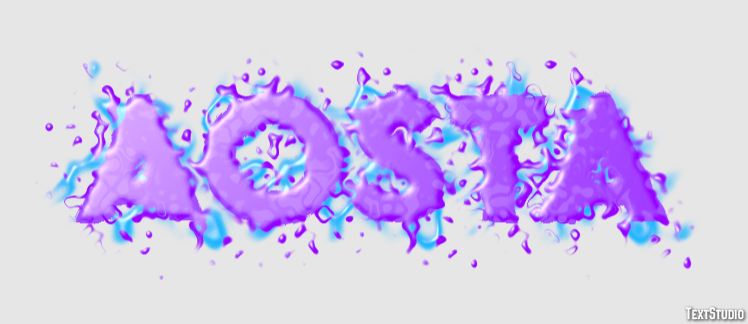 Aosta Text Effect