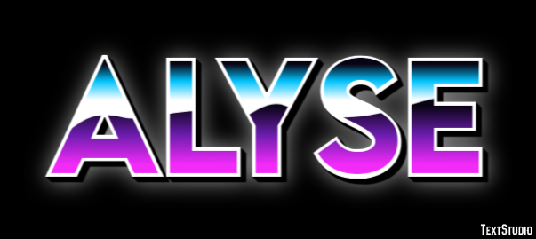 Alyse Text effect