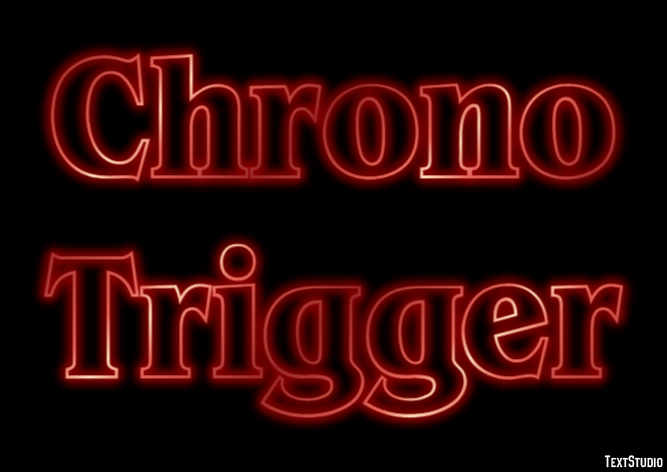 Chrono Trigger Efecto de Texto