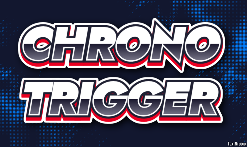 Chrono Trigger Efecto de Texto