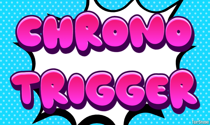 Chrono Trigger Efecto de Texto