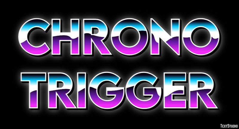Chrono Trigger Efecto de Texto