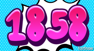 1858 Text Effect