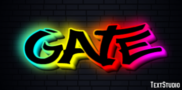 Gate Efekt tekstowy