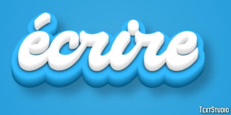 écrire Text Effect
