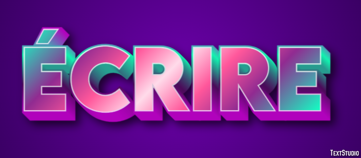 écrire Effet de texte