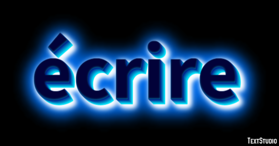 écrire Text Effect