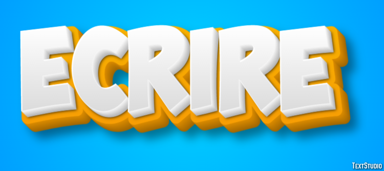 écrire Text Effect