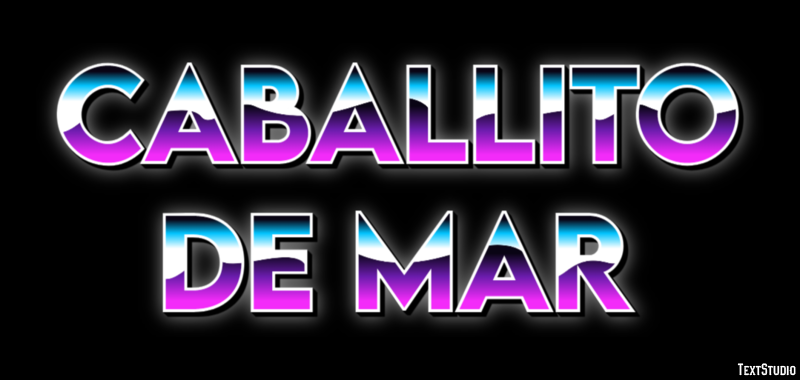 Caballito de mar Effet de Texte
