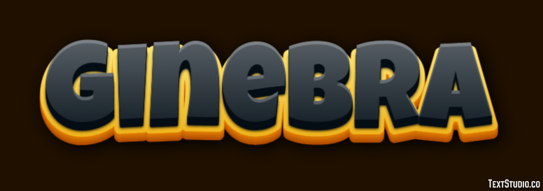 Ginebra Texteffekt