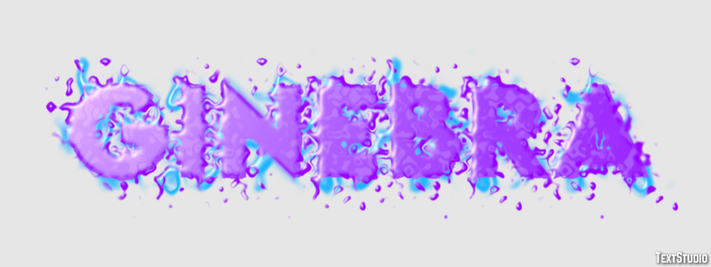 Ginebra Efecto de texto