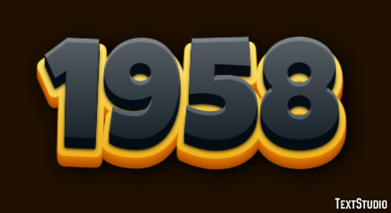 1958 Texteffekt