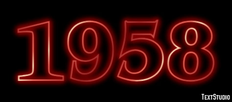 1958 Metin Efekti