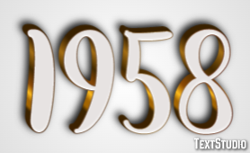 1958 Effetto testo