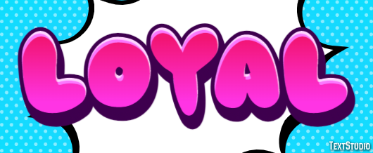 Loyal Tekst effect