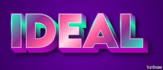 Ideal Effetto testo