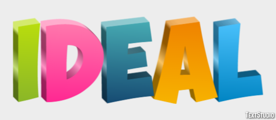 Ideal Text effect