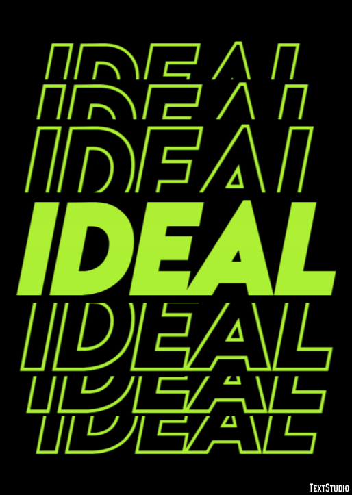 Ideal Text effect