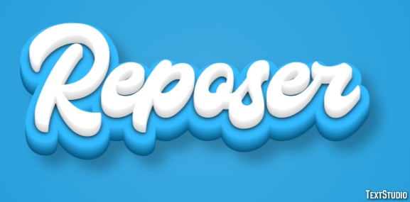 Reposer Effet de Texte