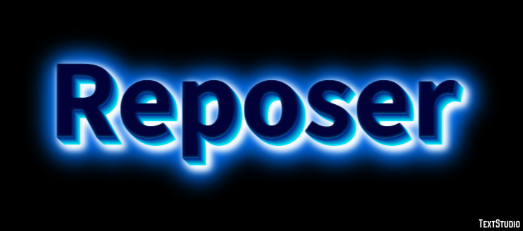 Reposer Effet de texte