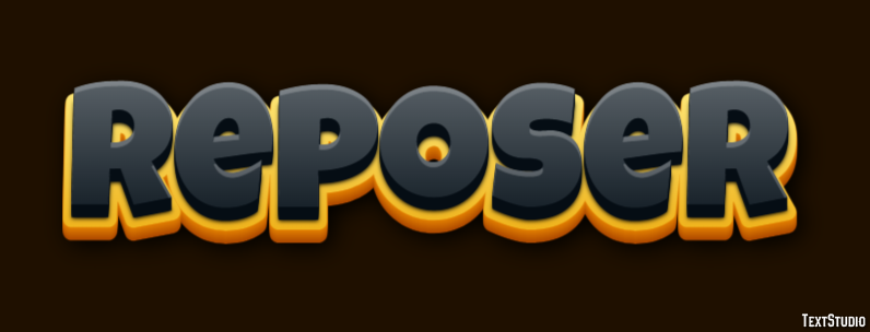 Reposer Effet de texte