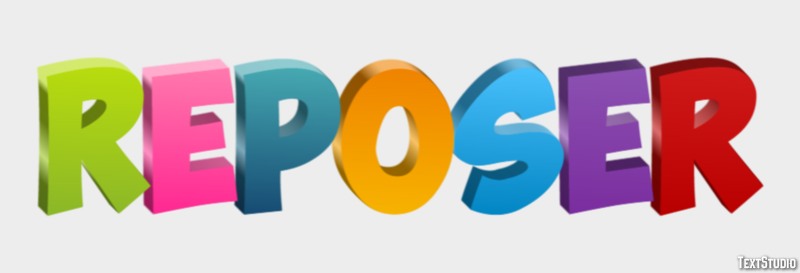Reposer Effet de Texte