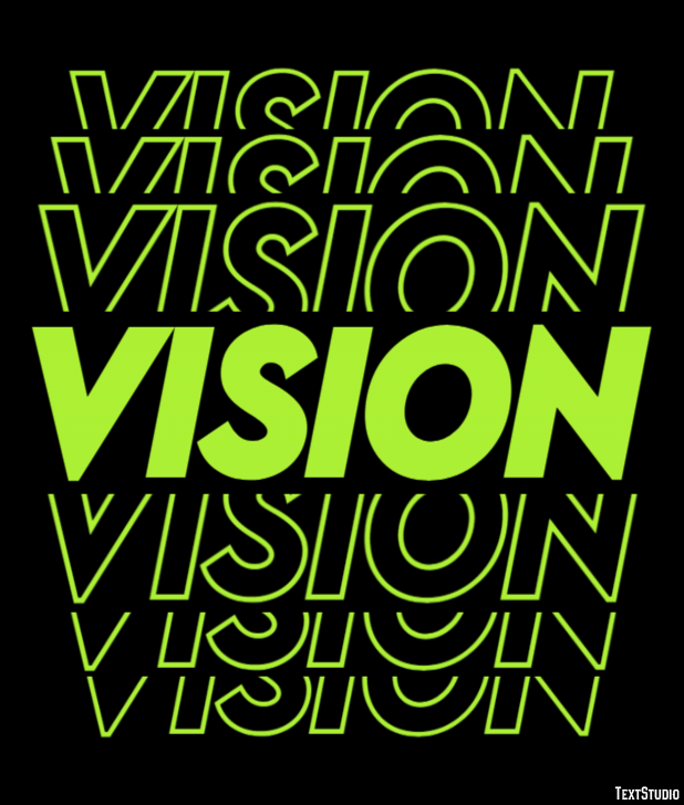 Vision Text Effect