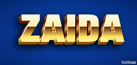Zaida Text effect