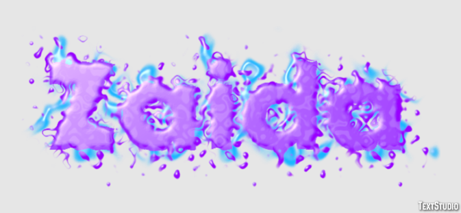 Zaida Text effect
