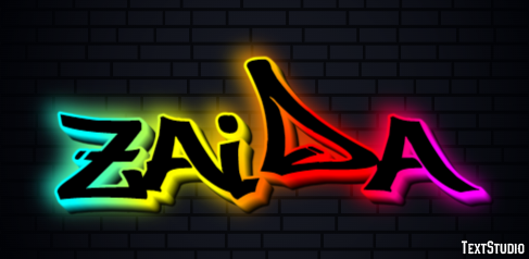Zaida Text effect