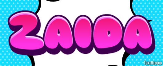 Zaida Text effect