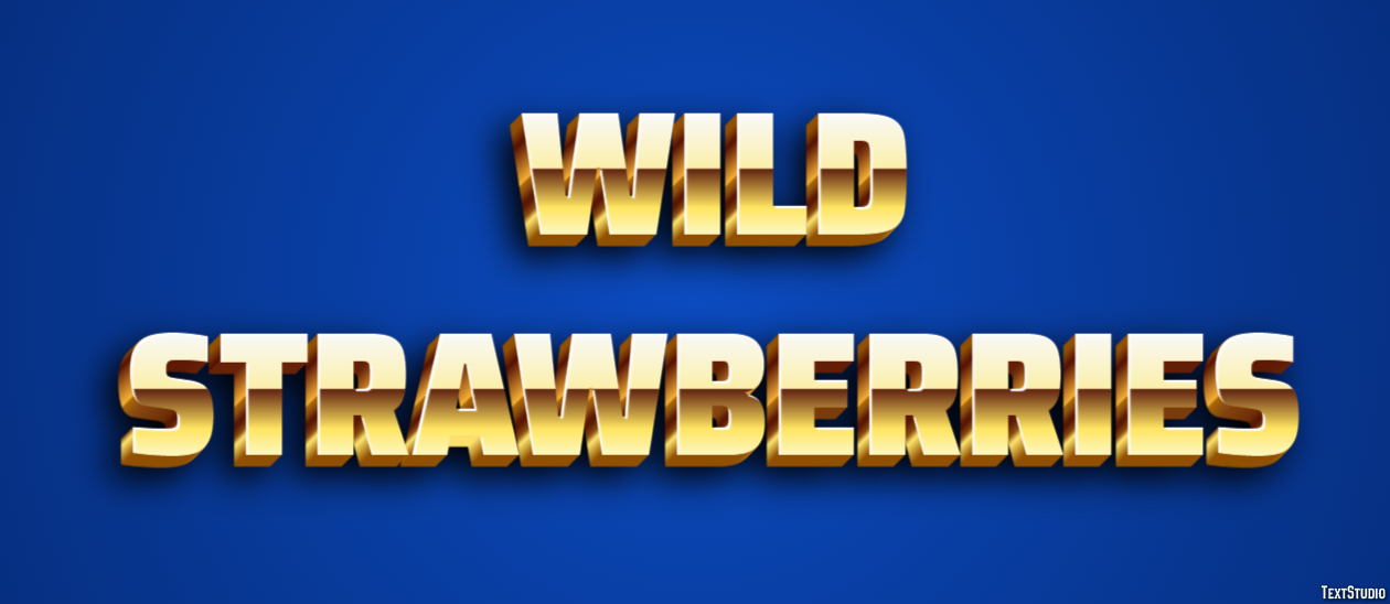 Wild Strawberries Effet de Texte