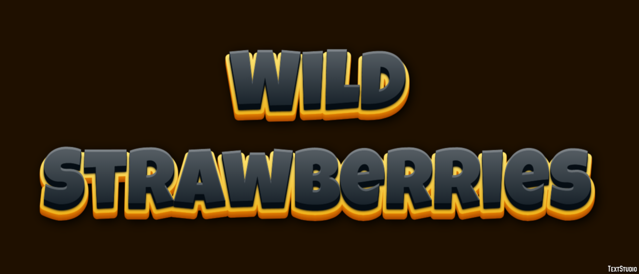 Wild Strawberries Text Effect
