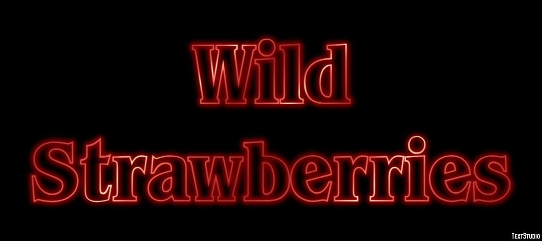 Wild Strawberries Effet de Texte