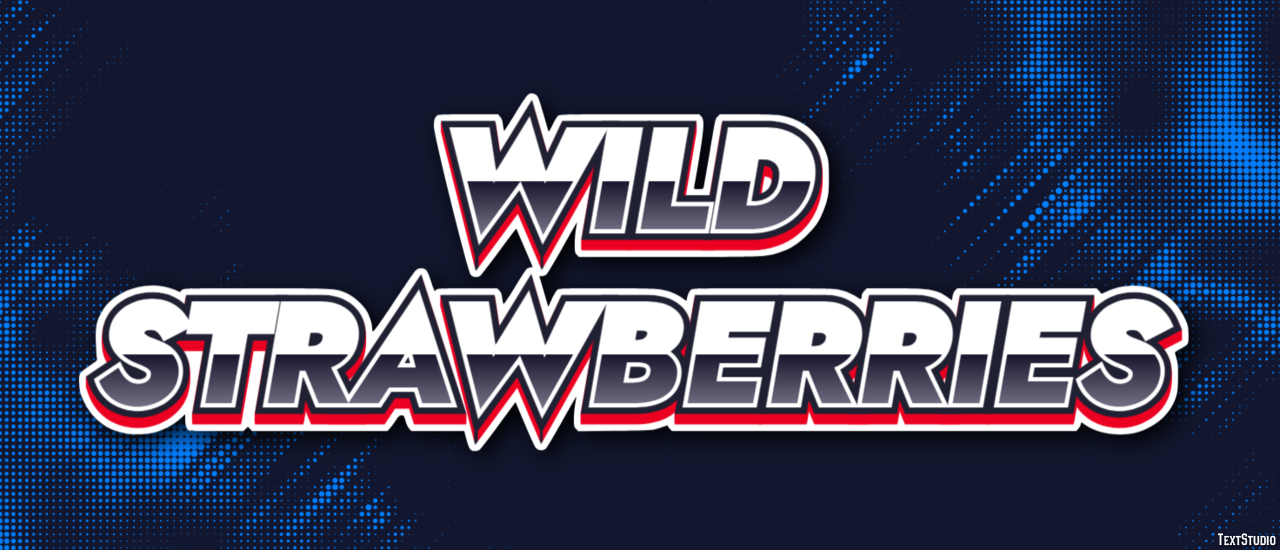 Wild Strawberries Text Effect