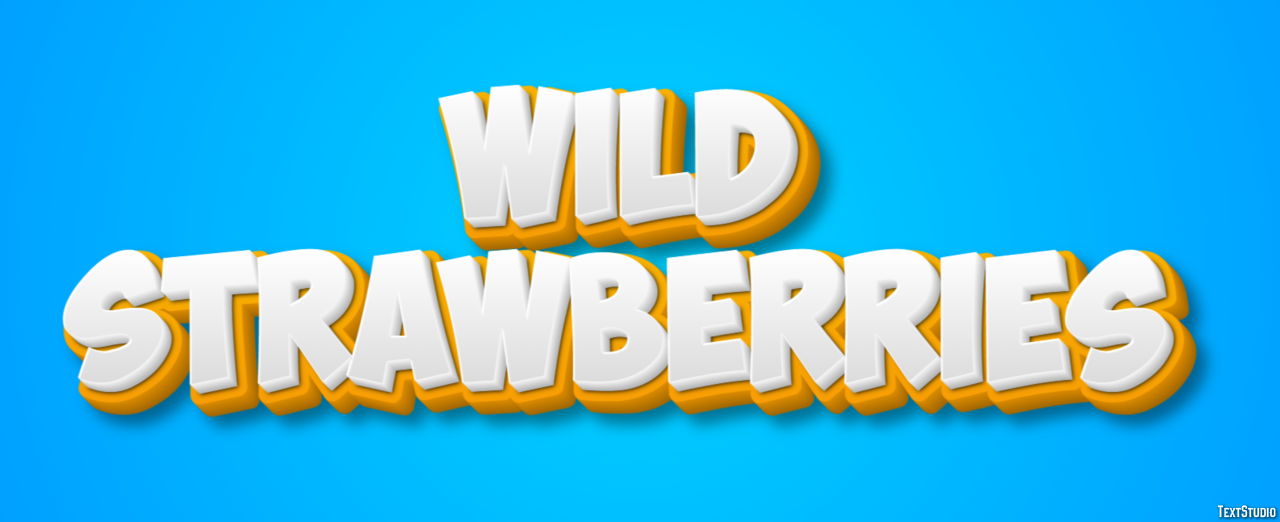 Wild Strawberries Effet de Texte
